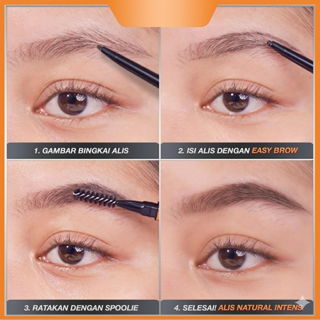 Salsa Easy Brow 2in1 Matic Eyebrow Pencil - Brown
