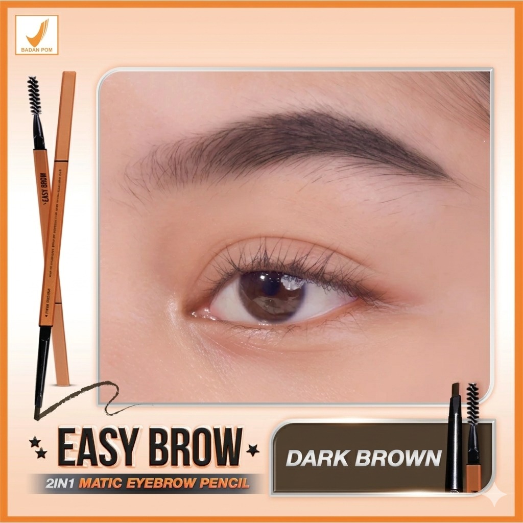Salsa Easy Brow 2in1 Matic Eyebrow Pencil - Dark Brown
