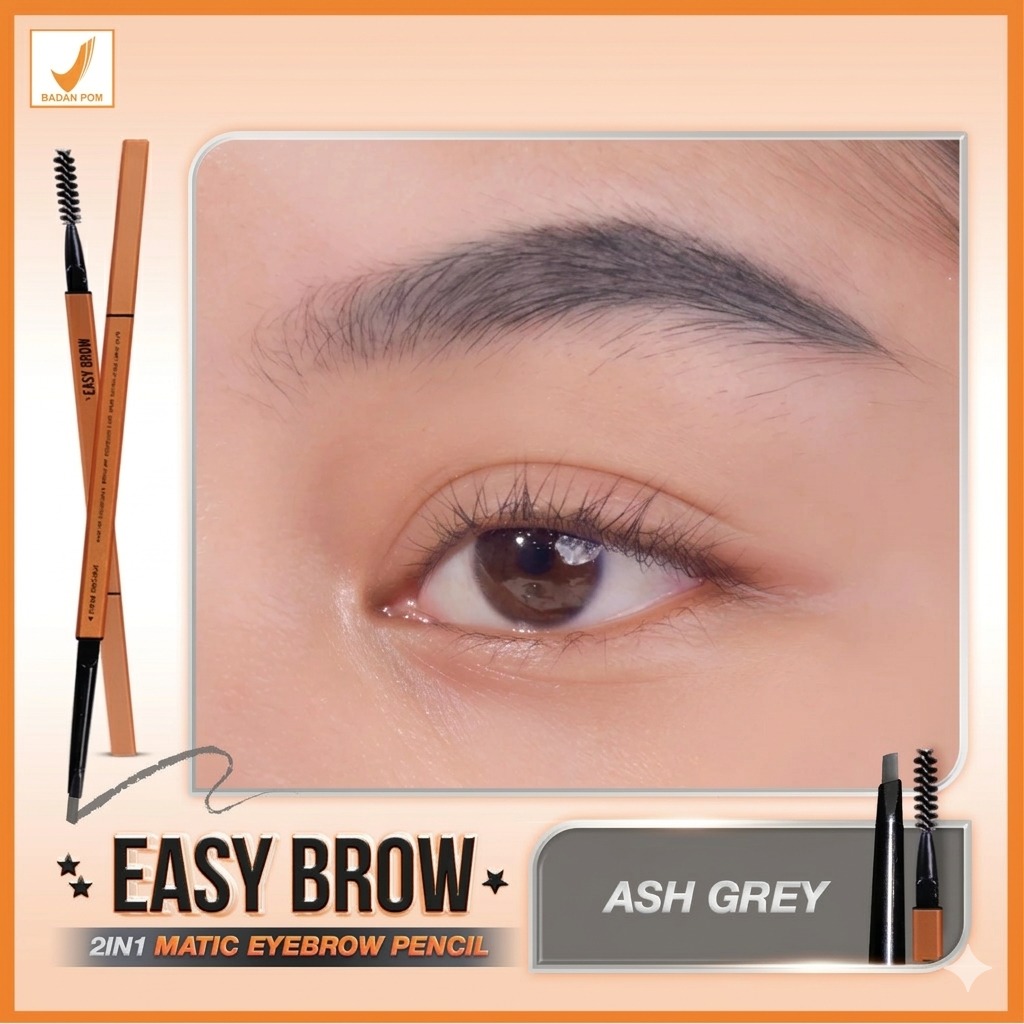 Salsa Easy Brow 2in1 Matic Eyebrow Pencil - Ash Grey