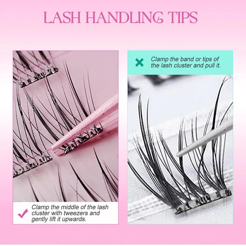 Glam Fix Wink Era Poppin Glue-Free Cluster Eyelashes - 13 Barbie Coded Xtra (Isi 36pcs - Barbie Collection)