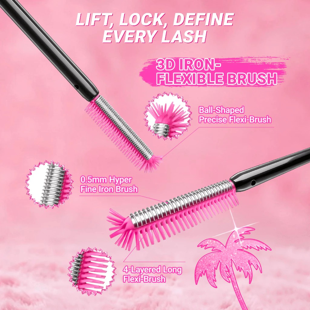 Dazzle Me X Barbie Lock&Pop! 3D Curl-ing Iron Mascara 5gr