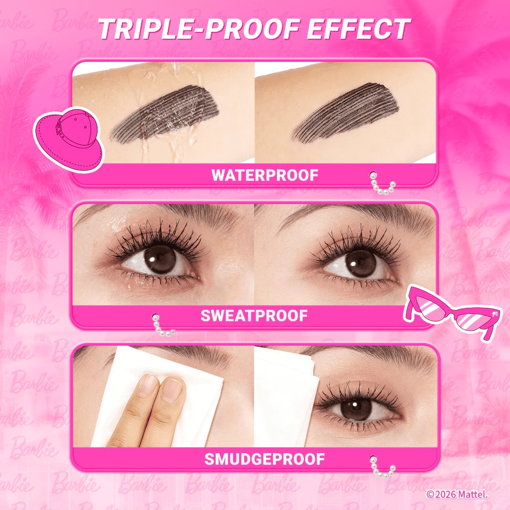Dazzle Me X Barbie Lock&Pop! 3D Curl-ing Iron Mascara 5gr