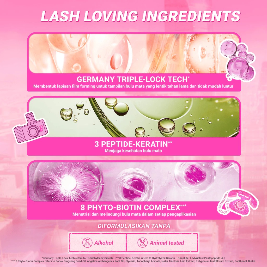 Dazzle Me X Barbie Lock&Pop! 3D Curl-ing Iron Mascara 5gr