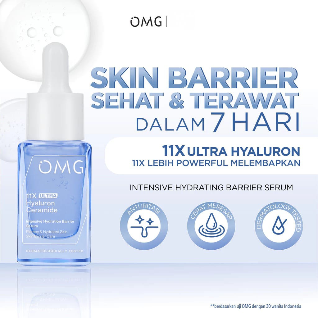 Oh My Glow Serum 17ml - 11x Ultra Hyaluron Intensive Hydration Barrier Serum (OMG)