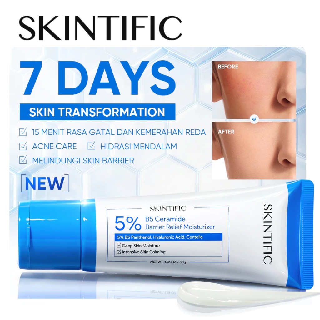 Skintific 5% B5 Ceramide Barrier Relief Moisturizer 50gr