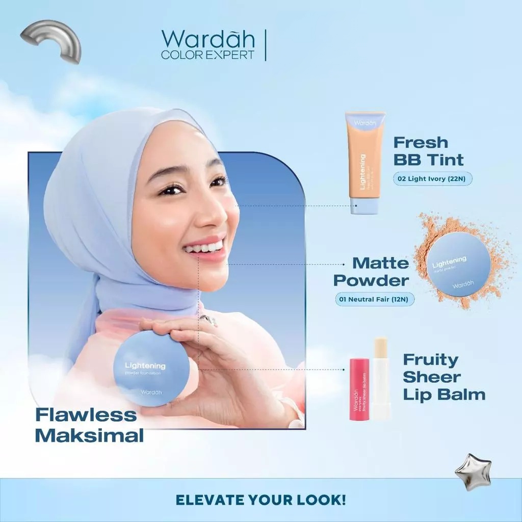 Wardah Lightening Fresh BB Tint 15ml - 03 Warm Ivory (23W)