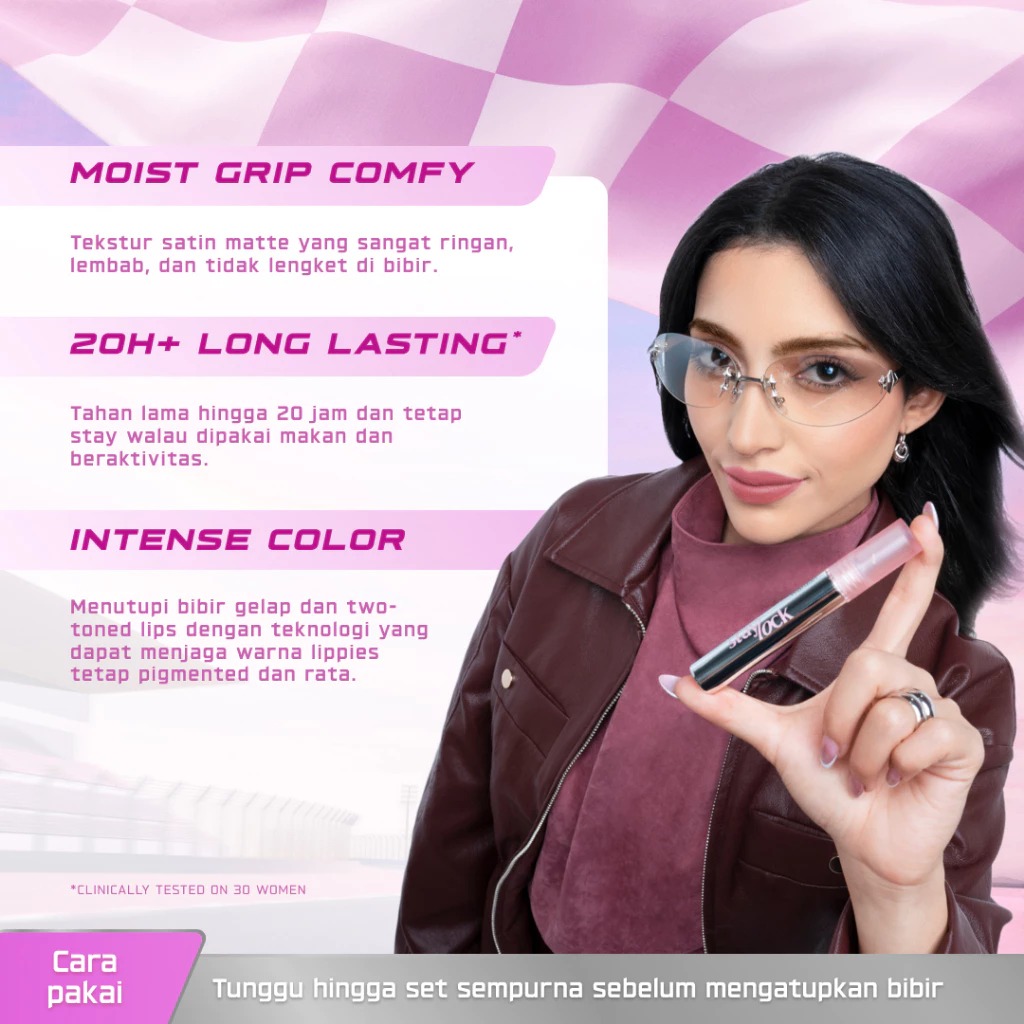 Wardah Staylock Lip Matte 2.7gr - 02 Heather