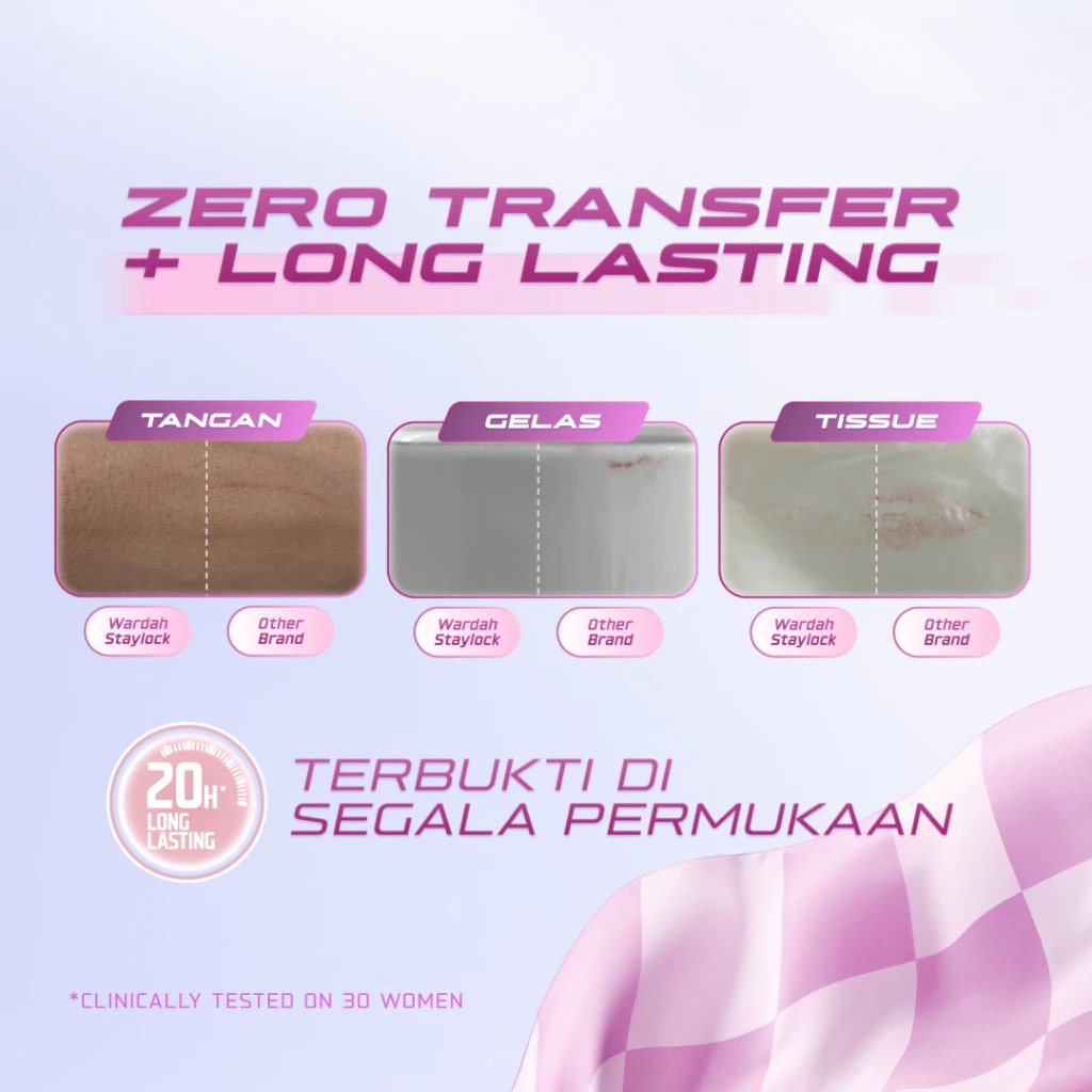 Wardah Staylock Lip Matte 2.7gr - 08 Eterna