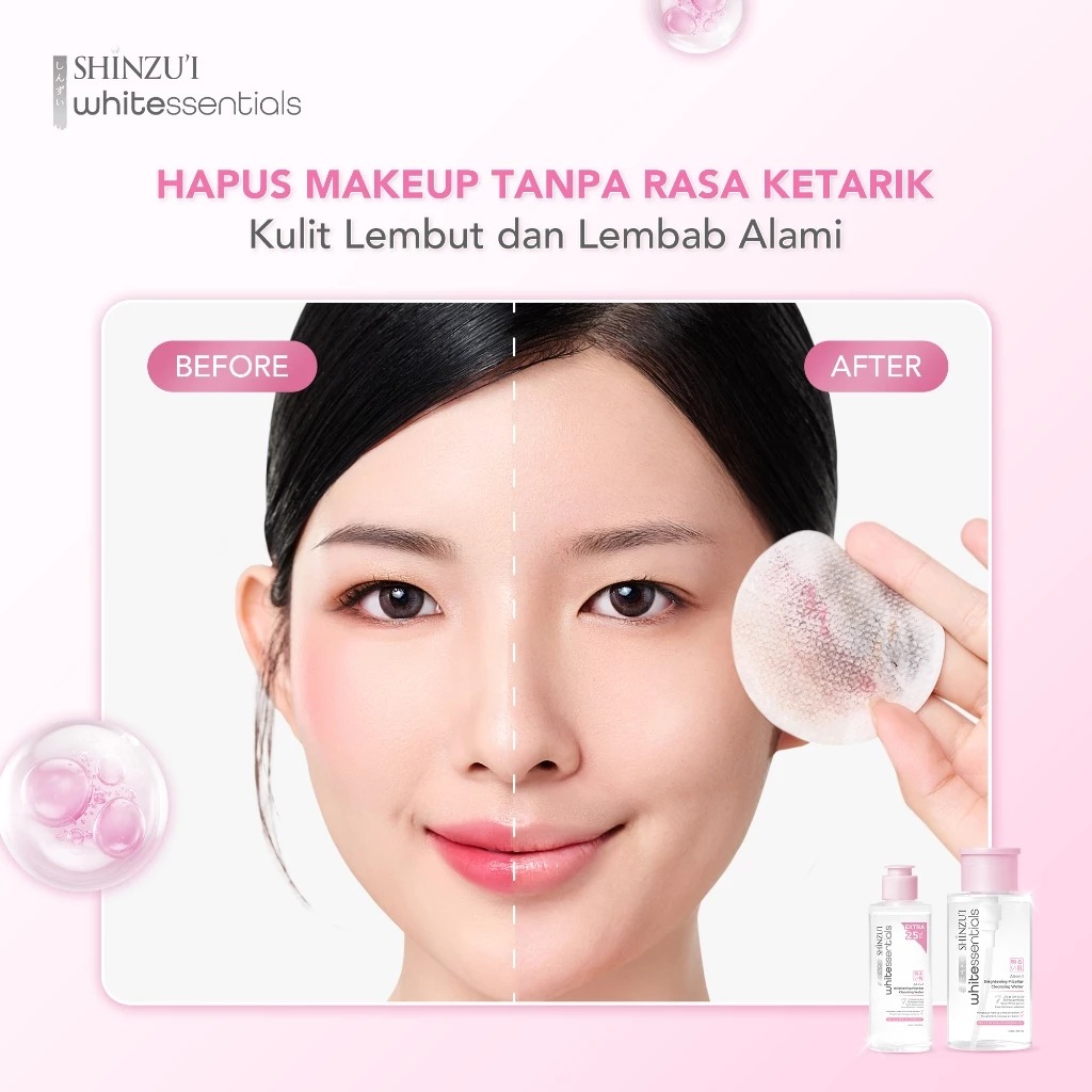 Shinzui Whitessentials Brightening Micellar Cleansing Water 125+25ml
