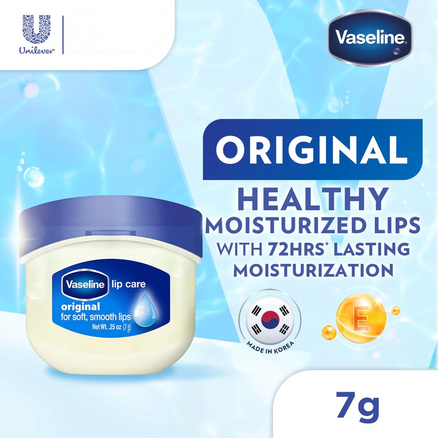 Vaseline Lip Care 7gr - Original (Lip Balm Jar)