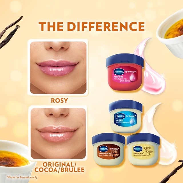 Vaseline Lip Care 7gr - Creme Brulee (Lip Balm Jar)