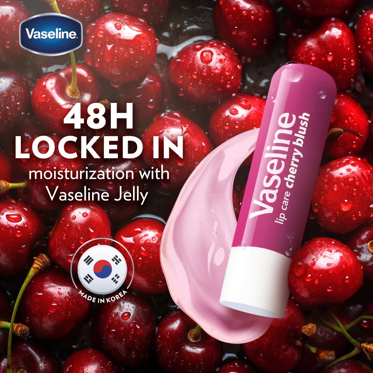 Vaseline Lip Care 4.8gr - Cherry Blush (Lip Balm Stick)