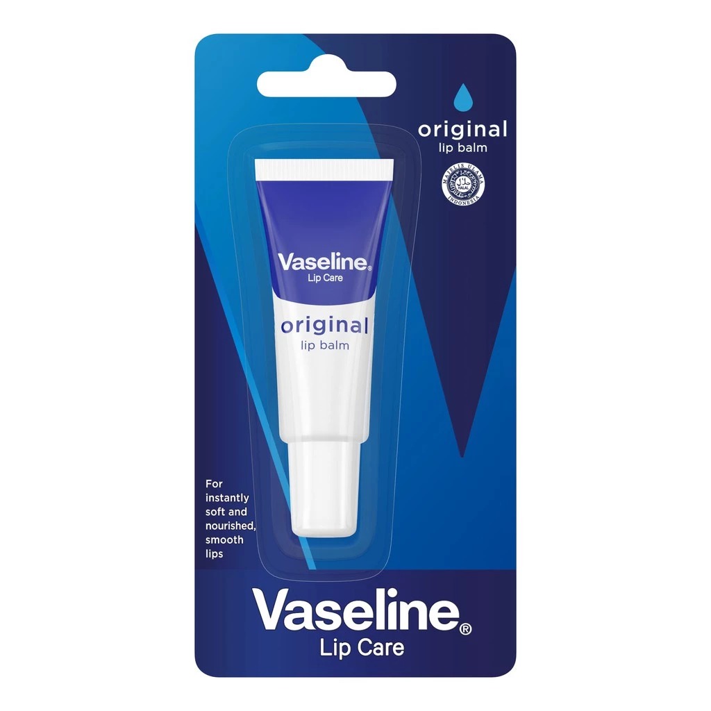 Vaseline Lip Care 10gr - Original (Lip Balm Tube)