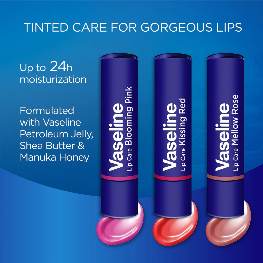 Vaseline Lip Care Colour+Care 3gr - Mellow Rose (Lip Colour Stick)