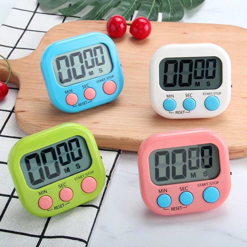 Digital Kitchen Timer Mini Portable (Alat Pengatur Waktu Masak)