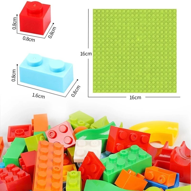 Mainan Balok Susun Track Slide Ball Marble (Mainan Edukasi Anak)