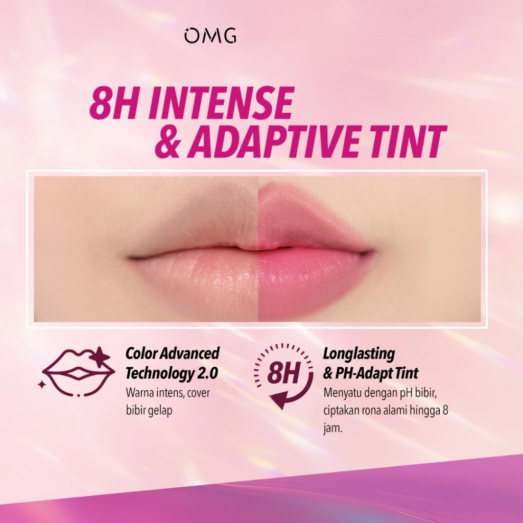 Oh My Glam Gloss Up Tinted Lip Balm 3.5gr - 04 Peach Mode (OMG)
