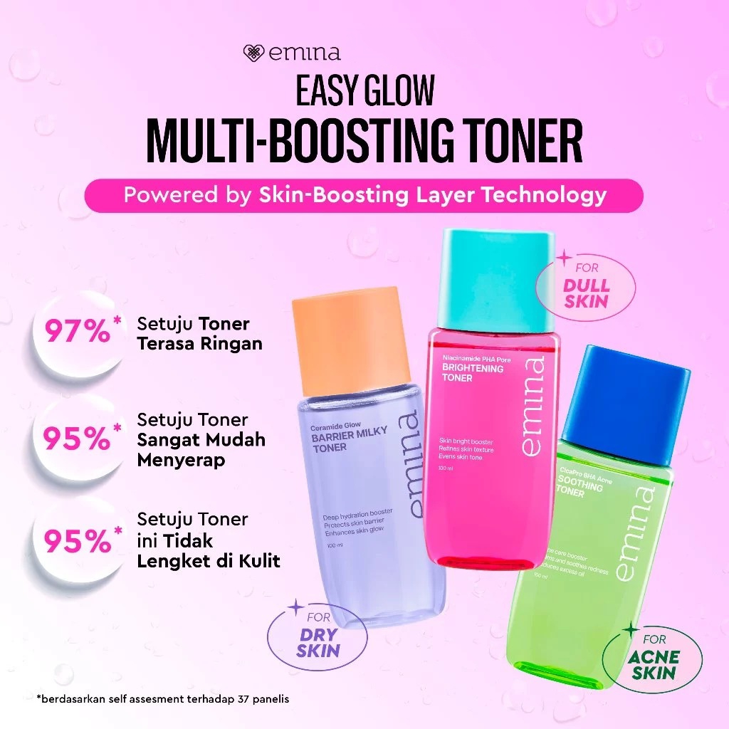 Emina Toner Complete Series 100ml - Soothing Toner (CicaPro BHA Acne)