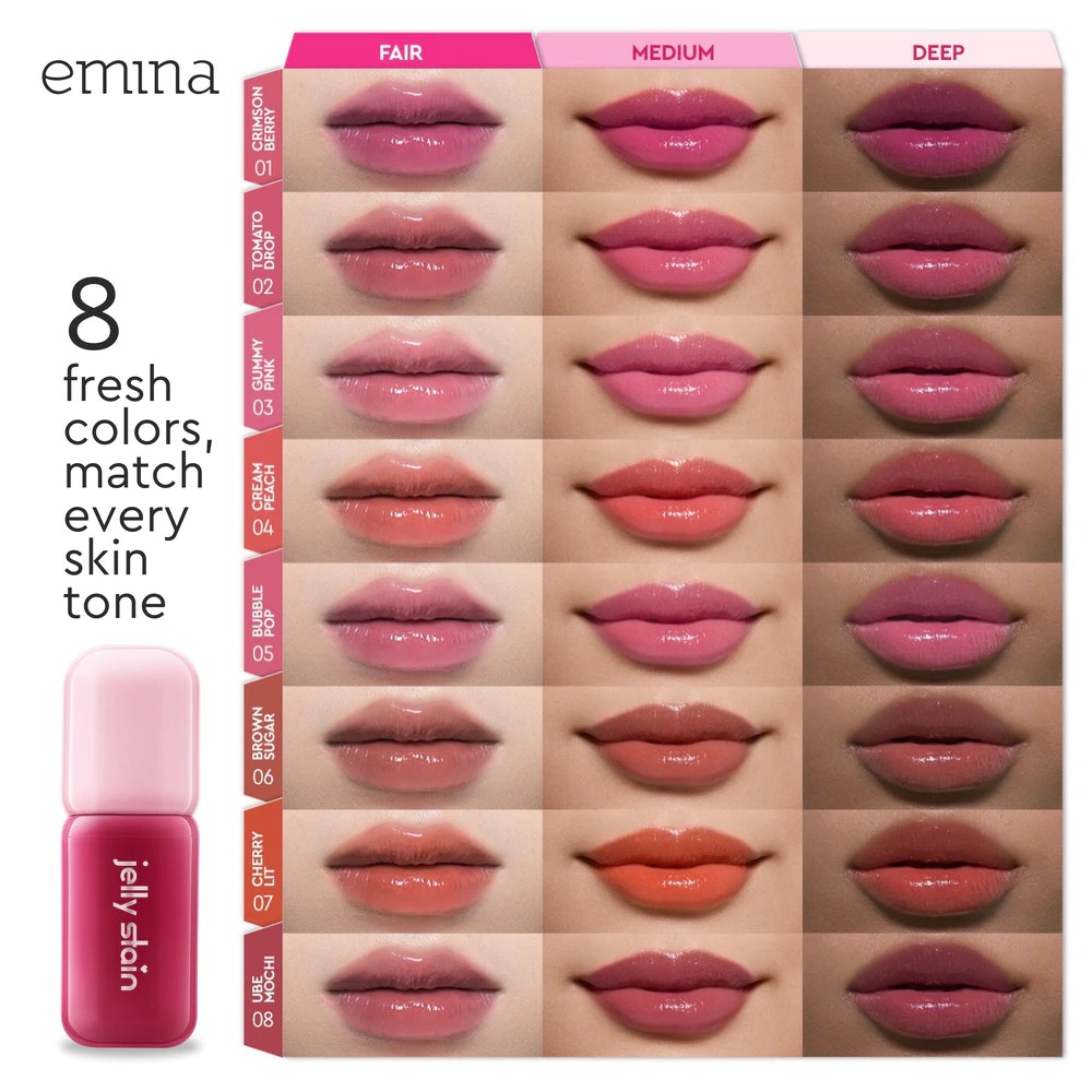 Emina Jelly Stain 3gr - 06 Brown Sugar (Lip Tint)