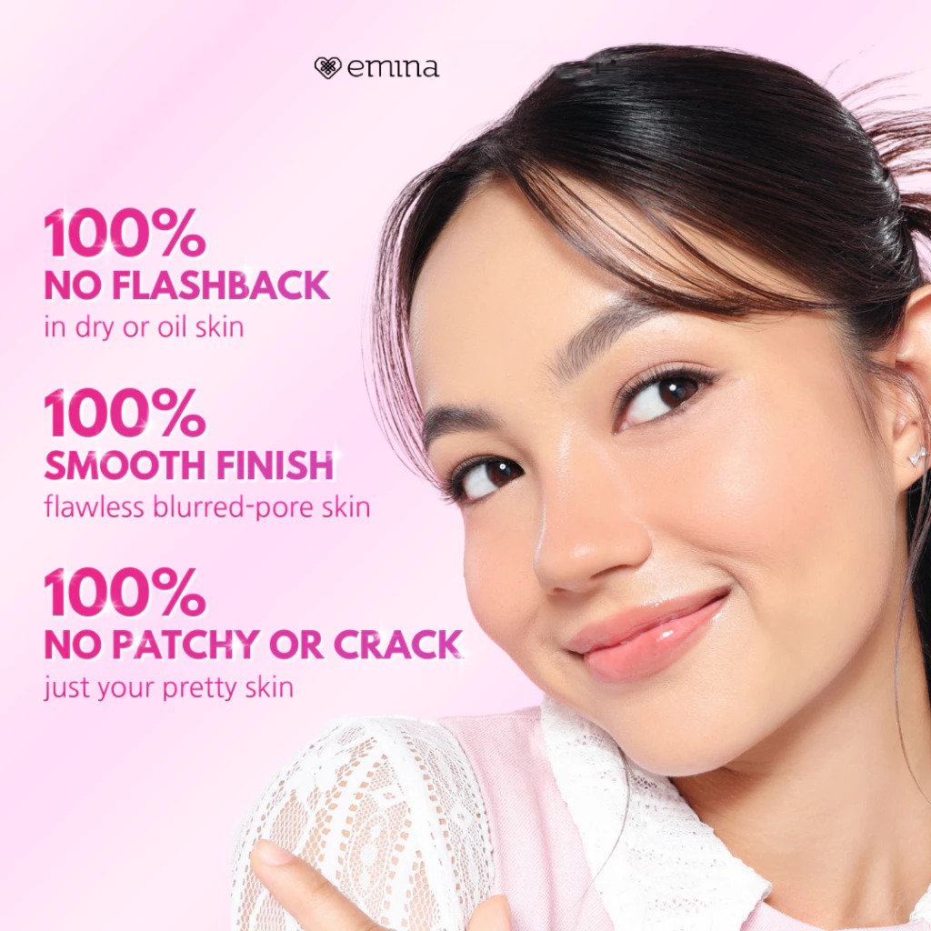 Emina Glowfixer Blur Powder SPF20 PA++ 8gr - 01 Sheer Tone (Loose Powder)