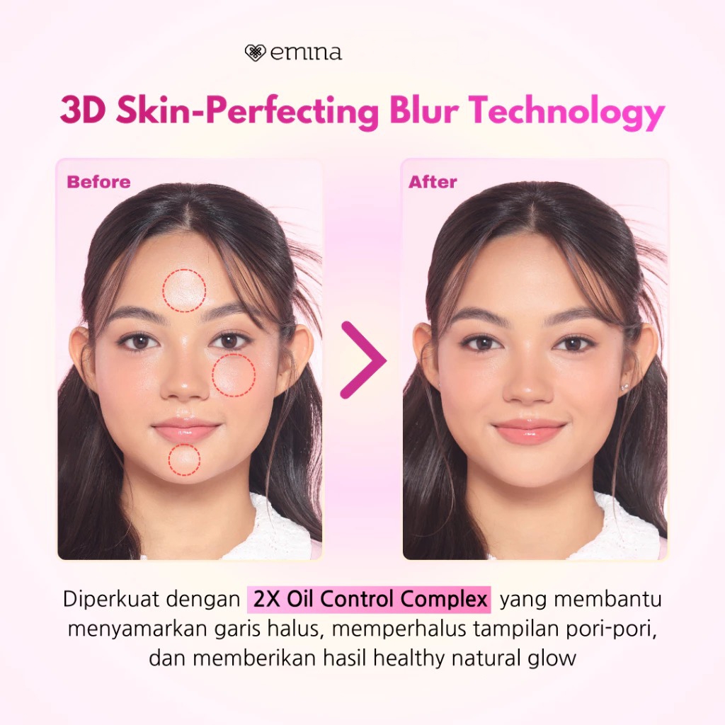 Emina Glowfixer Blur Powder SPF20 PA++ 8gr - 02 Lit Up (Loose Powder)
