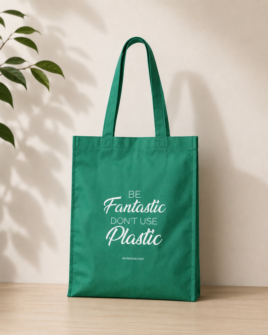 Envio Store Tas Belanja Hijau 37x30cm (Reusable Bag)