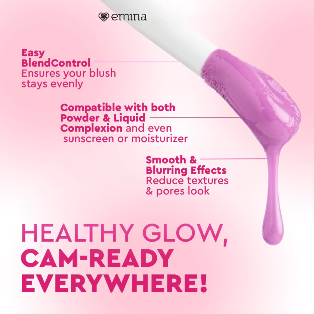 Emina Glow All Day Liquid Blush 2.5gr - 06 Nude Bloom