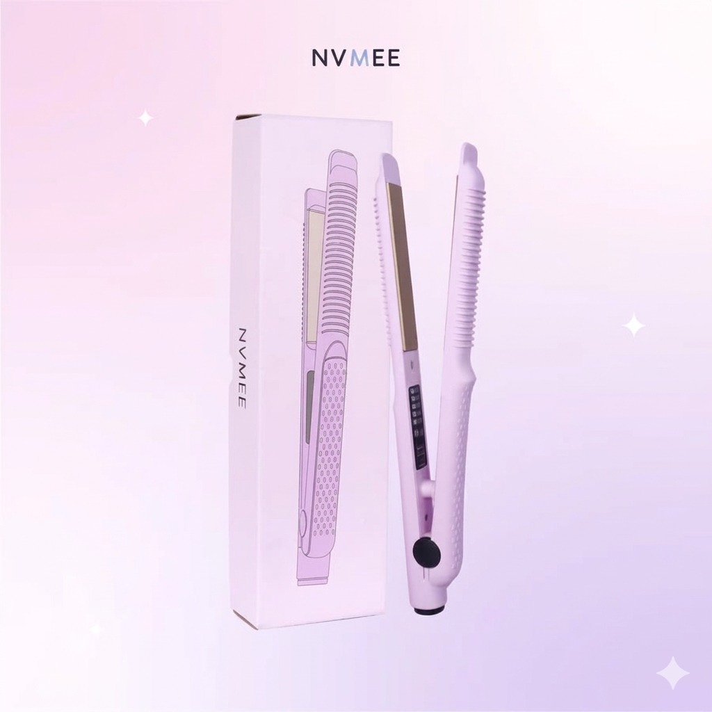 NVMEE SATURN Hair Stylers - LILAC (Catokan Penataan Rambut Lurus)