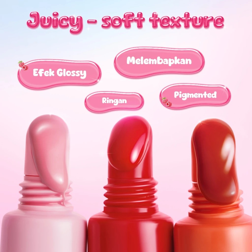 The Originote Hyaluberry Lip Glaze Serum 7ml - Pink Bunny (SPF50 PA+++)