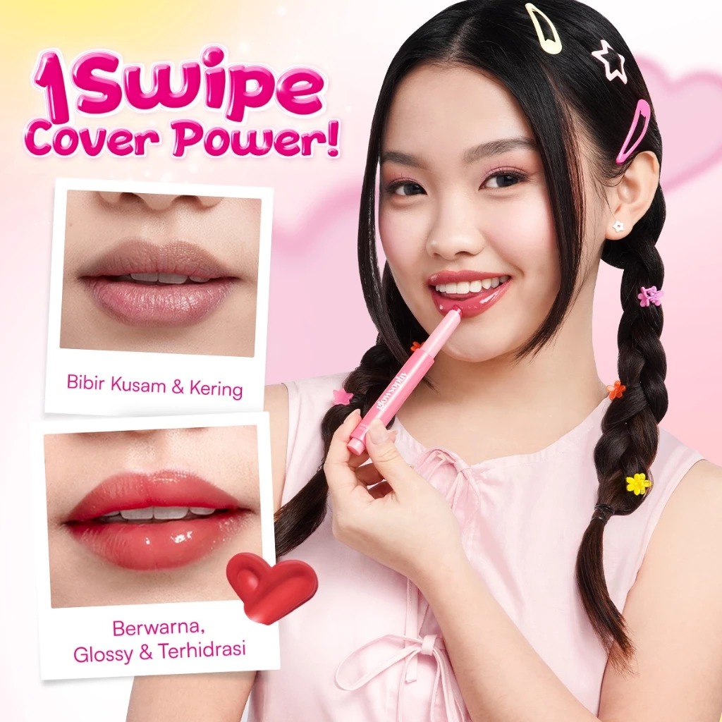 Glowsophy Color Crush Juicy Tinted Lip Balm 2gr - Cherry Juice
