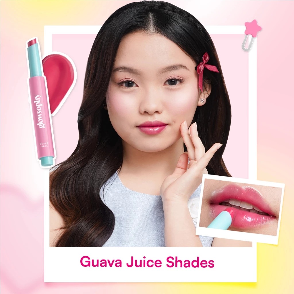 Glowsophy Color Crush Juicy Tinted Lip Balm 2gr - Guava Juice