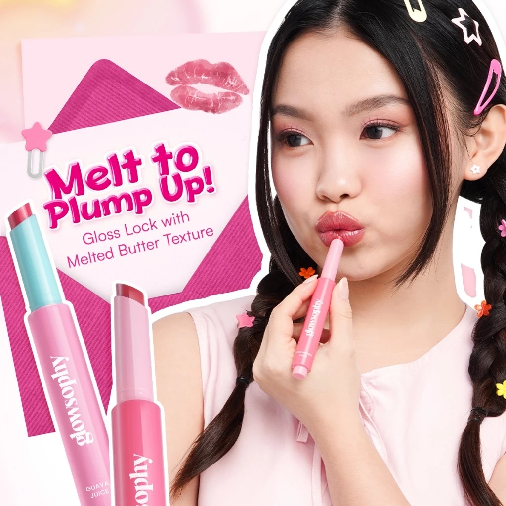 Glowsophy Color Crush Juicy Tinted Lip Balm 2gr - Guava Juice