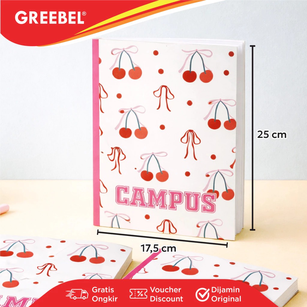 GREEBEL Buku Tulis Campus 50 Lembar (GB50-4) - (B5 250x175mm)