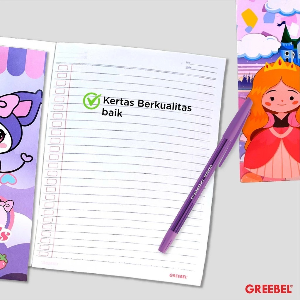 GREEBEL Buku Tulis 38 Lembar (GB38) - (A5 210x160mm)