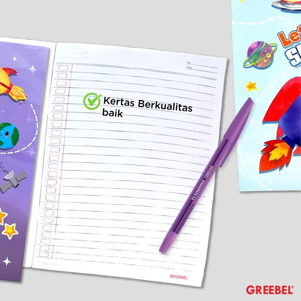 GREEBEL Buku Tulis 58 Lembar (GB58) - (A5 210x160mm)