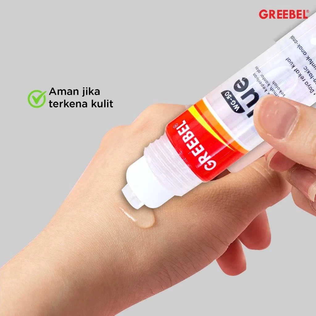 GREEBEL Water Glue / Lem Kertas Cair 50ml (WG-50)