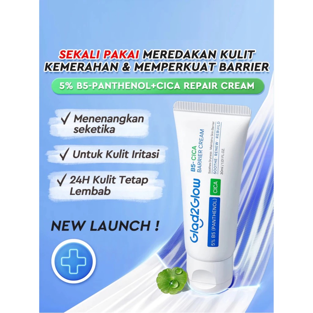 Glad 2 Glow B5-Cica Barrier Cream 30ml