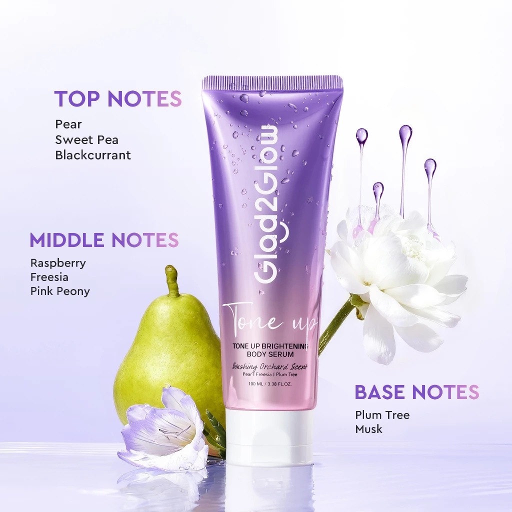 Glad 2 Glow Tone Up Brightening Body Serum 100ml