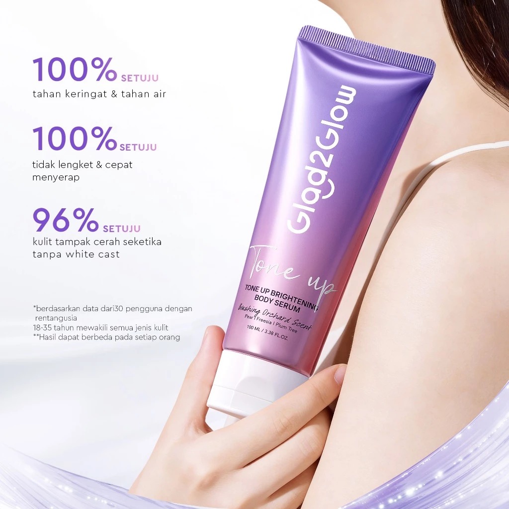 Glad 2 Glow Tone Up Brightening Body Serum 100ml