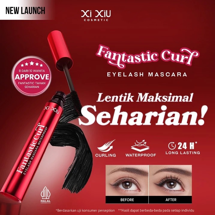 Xi Xiu Fantastic Curl Eyelash Mascara Waterproof 6gr