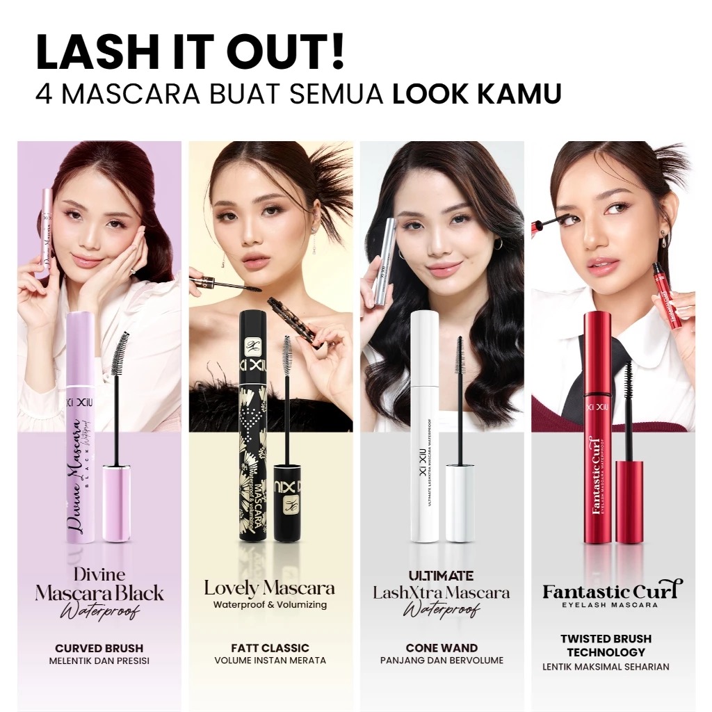 Xi Xiu Fantastic Curl Eyelash Mascara Waterproof 6gr