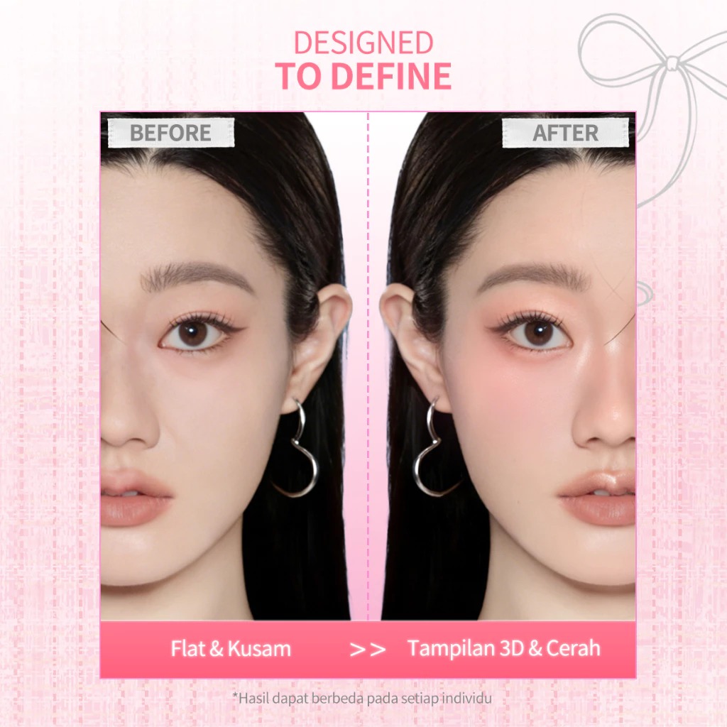 Barenbliss Ribbon Blossom Face Palette 9gr - C1 Cool Vivid