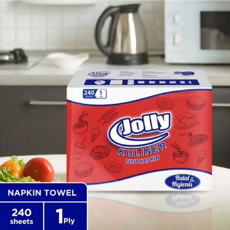 Tissue Jolly Kuliner (Tissue Napkin) 240s