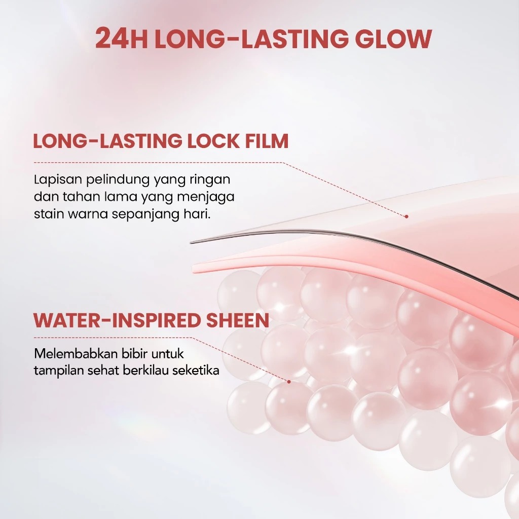 YOU Cloud Paint Glassy Glow Lip Tint 3gr - G05 Crimson Dream