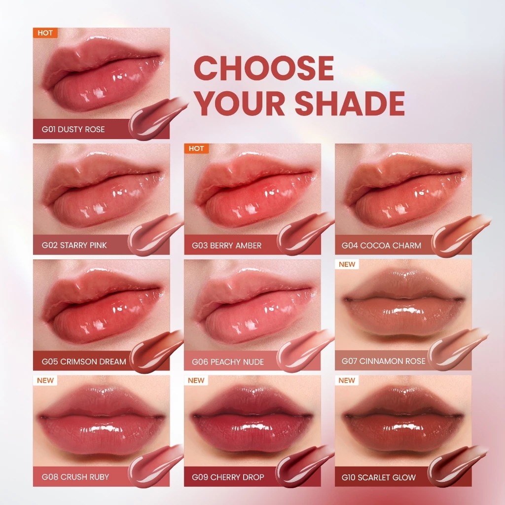 YOU Cloud Paint Glassy Glow Lip Tint 3gr - G09 Cherry Drop