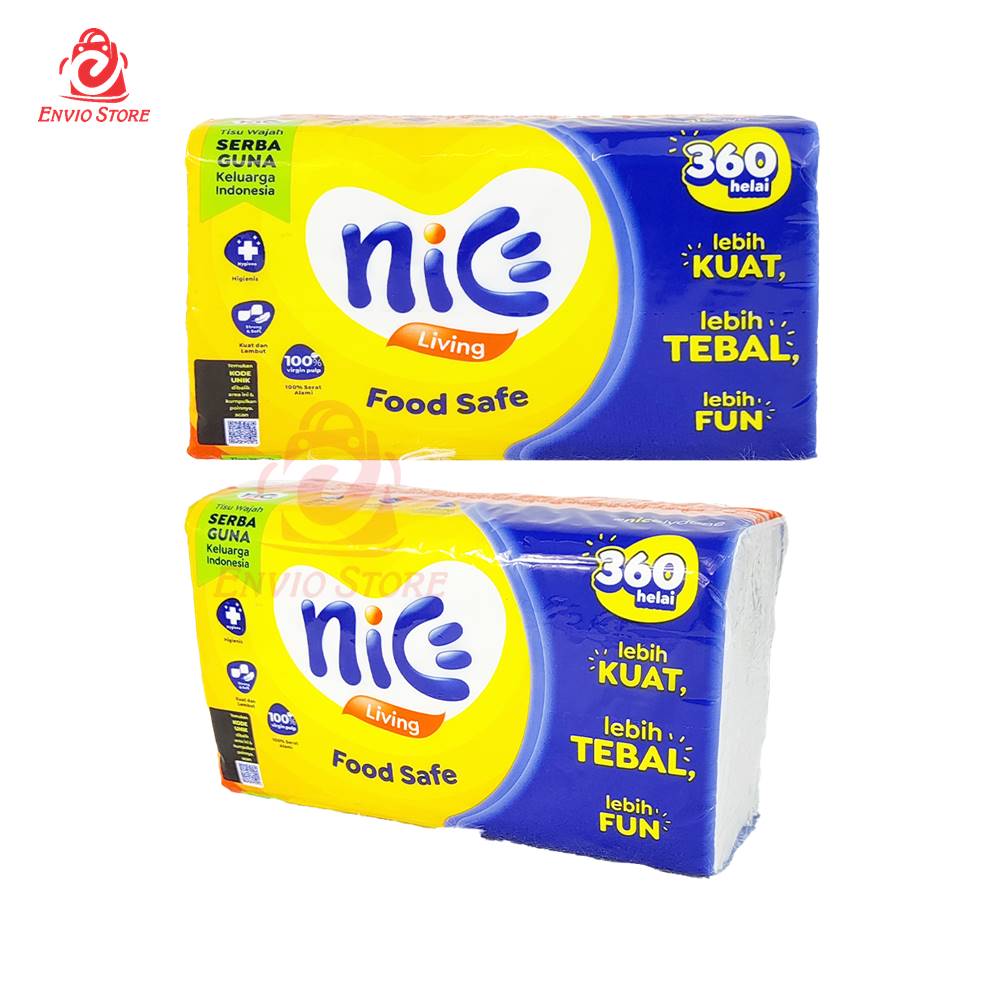 Tissue Nice Facial Soft Pack 360ply (180s) Tissue Nice Facial Soft Pack 360ply (180s)