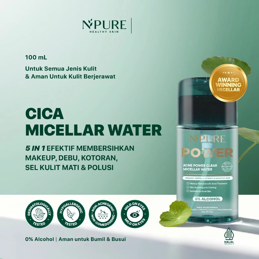 Npure Acne Power Clear Micellar Water 100ml
