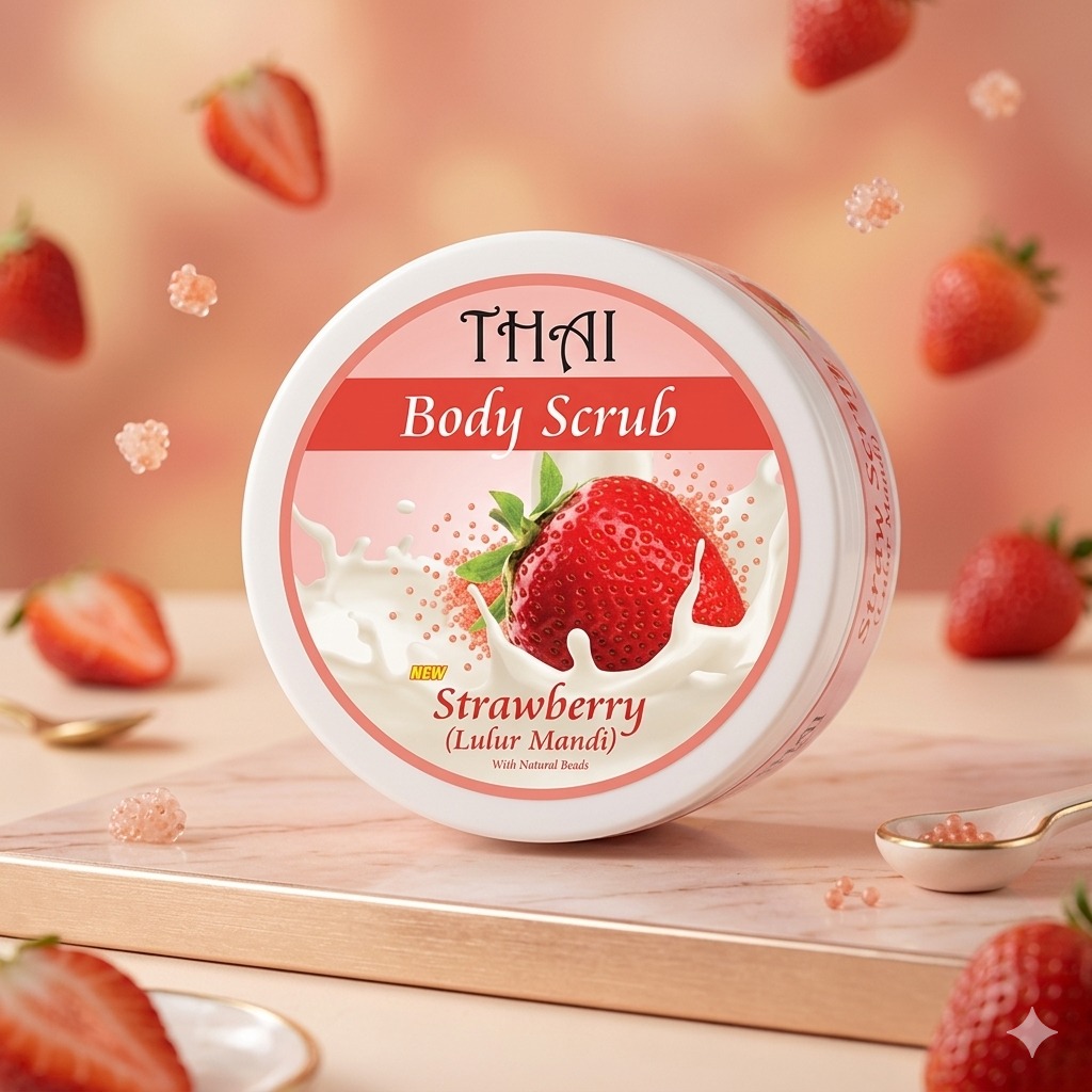 Thai Body Scrub 200gr - Strawberry