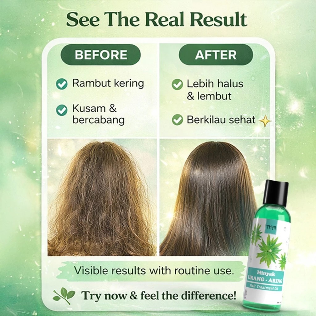 Thai Hair Treatment Oil - Minyak Urang Aring 125ml