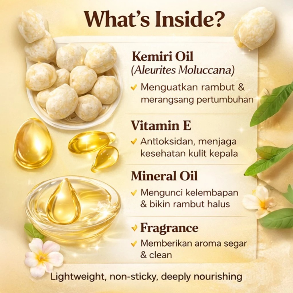 Thai Hair Treatment Oil - Minyak Kemiri 125ml